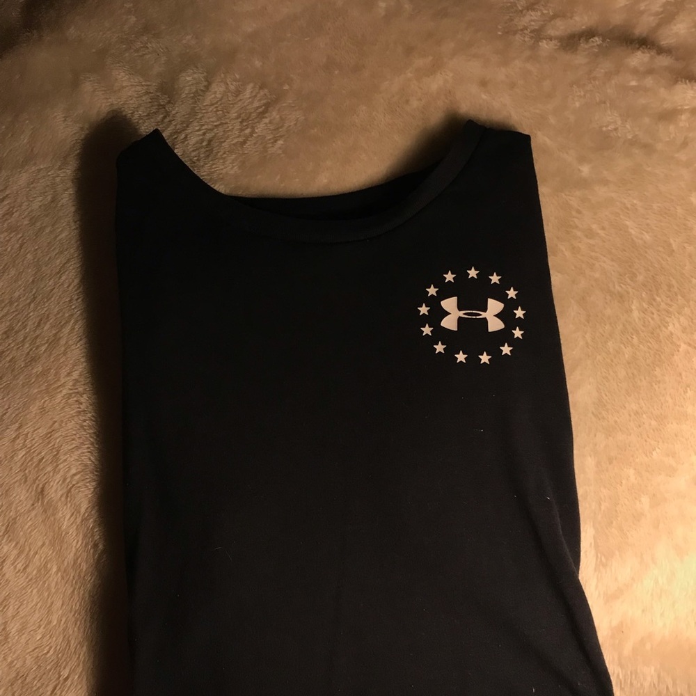 Under armor American flag tee shirt